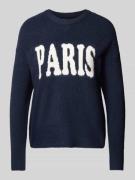 Regular fit gebreide pullover met wol, model 'JERICO'