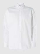 Regular fit zakelijk overhemd van effen materiaal