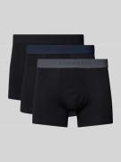 Boxershort met elastische logoband in een set van 3 stuks