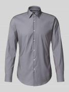 Slim fit zakelijk overhemd van twill, model 'HANK'