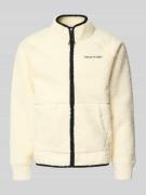 Sweatjack met opstaande kraag