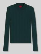 Slim fit pullover met ribstructuur, model 'SARPHAMMILK'