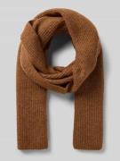 Grof gebreide sjaal in rechthoekig model