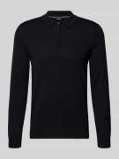 Gebreide pullover van scheerwol met polokraag model 'Dondor'