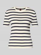 T-shirt van viscosemix met ronde hals