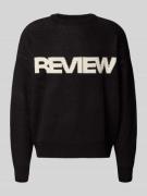 Gebreide pullover met ronde hals