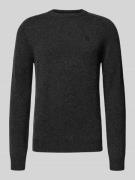 Regular fit gebreide pullover van pure wol