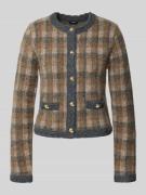 Gebreid jack van alpacamix met ronde hals, model 'KEA'