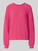 Oversized sweatshirt met ronde hals, model 'ATUBAY'