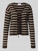 Gebreid jack van viscosemix, model 'LUCCAPK'