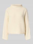 Gebreide pullover met opstaande kraag