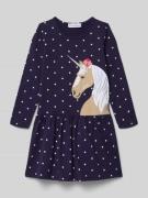 Mini-jurk met motiefprint, model 'FERAY'