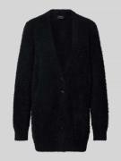 Gebreid jack met V-hals en knoopsluiting