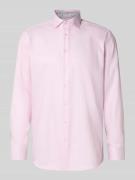 Regular fit zakelijk overhemd met knoopsluiting