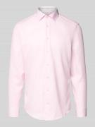 Slim fit zakelijk overhemd met knoopsluiting