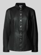 Overhemdblouse met knoopsluiting