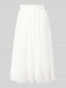 Midirok in geplooide look