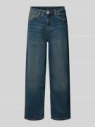 Tapered fit jeans in used-look, model 'GROVER'