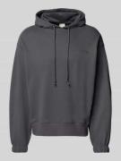 Regular fit hoodie van katoenmix