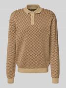 Gebreide pullover met polokraag, model 'BAO POLO KNIT'