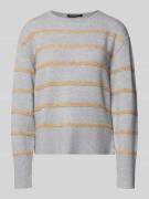 Gebreide pullover met ribboorden