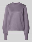 Gebreide pullover met ribboorden