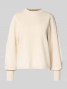 Gebreide pullover met ribboorden