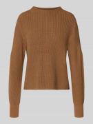 Gebreide pullover met opstaande kraag, model 'Pontelle'
