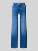 Straight fit jeans van katoenmix, model 'BLUSH'
