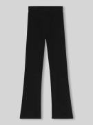 Slim fit sweatpants van katoenmix, model 'NESSA'