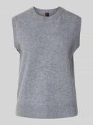 Spencer van wol met ronde hals