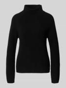 Gebreide pullover van kasjmier met opstaande kraag