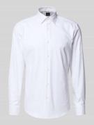 Regular fit zakelijk overhemd van katoenmix, model 'JOE'