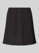 Uitlopende minirok met structuurmotief, model 'JANNI'