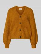 Gebreid jack van wolmix met V-hals, model 'Zofie Jilda'