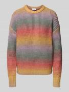 Relaxed fit gebreide pullover met wol