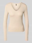 Regular fit shirt met lange mouwen van viscosemix, model 'LAVA'