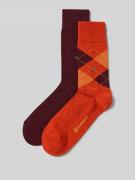 Sokken met labeldetail in een set van 2 paar