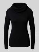 Slim fit shirt met lange mouwen van viscosemix, model 'Dollie'