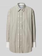 Relaxed fit blouse met dubbele knoopsluiting, model 'SALAS'