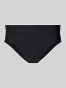 Slim fit zwembroek met ritszak