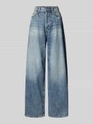 Wide leg jeans met 5-pocketmodel