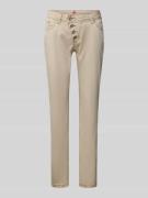 Slim fit jeans in verkorte pasvorm, model 'Malibu 7/8'