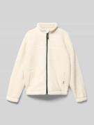 Fleecejack met opstaande kraag