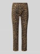 Slim fit jeans met knoopsluiting