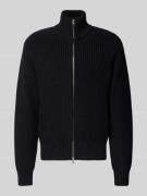 Gebreid jack met ritssluiting, model 'ARON'