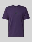 T-shirt met logo en ronde hals