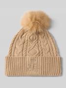 Gebreide muts met wolgehalte