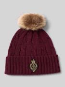 Gebreide muts met wolgehalte