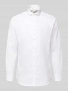 Slim fit zakelijk overhemd van katoen, model 'Ethan'
